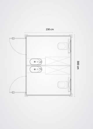 Planimetria monoblocco cc-bm-x2-ac