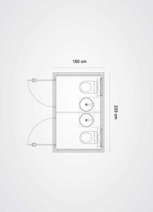 Planimetria cube slim x2 silver mirror